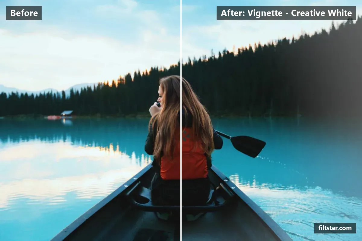 Vignette - Creative White filter before and after. A subtle, balanced colour treatment that keeps the photo natural.